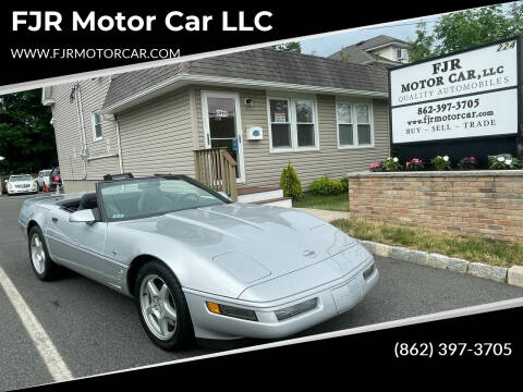 1996 Chevrolet Corvette for sale at FJR Motor Car LLC in Mine Hill NJ