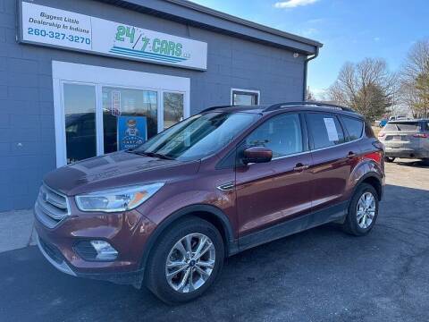 2018 Ford Escape for sale at 24/7 Cars in Bluffton IN