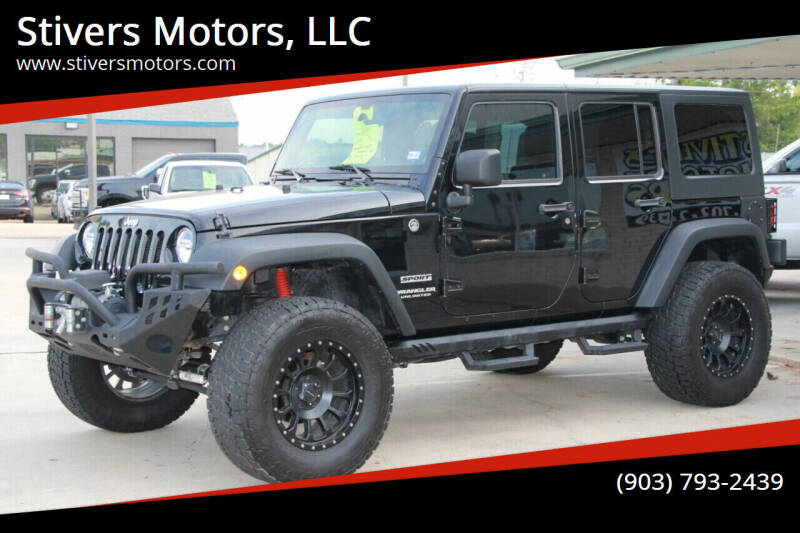 2015 Jeep Wrangler Unlimited for sale at Stivers Motors, LLC in Nash TX
