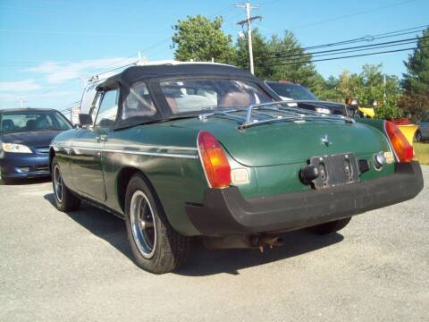 1978 MG MGB for sale at Frank Coffey in Milford NH