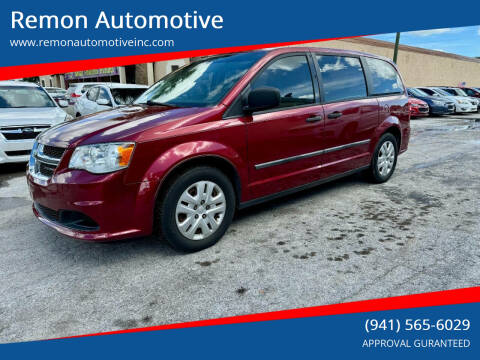 2015 Dodge Grand Caravan for sale at Remon Automotive in Saint Petersburg FL