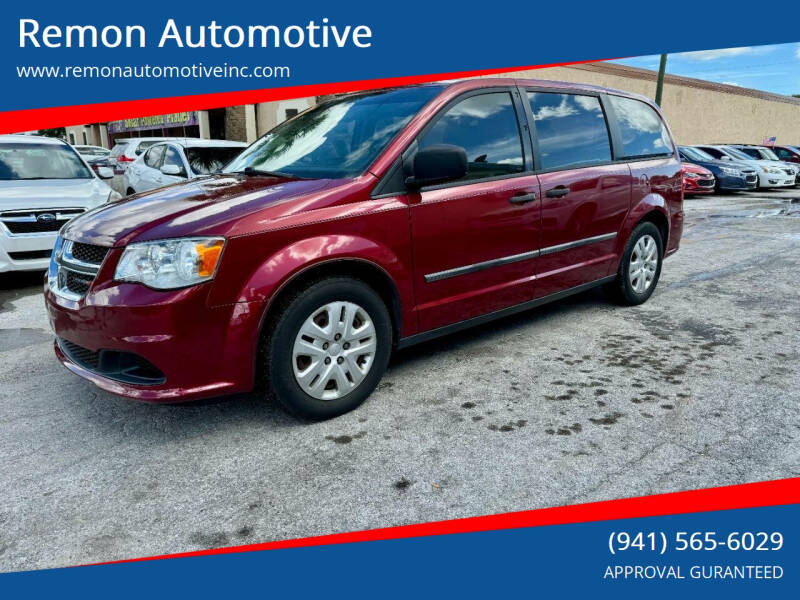 2015 Dodge Grand Caravan for sale at Remon Automotive in Saint Petersburg FL