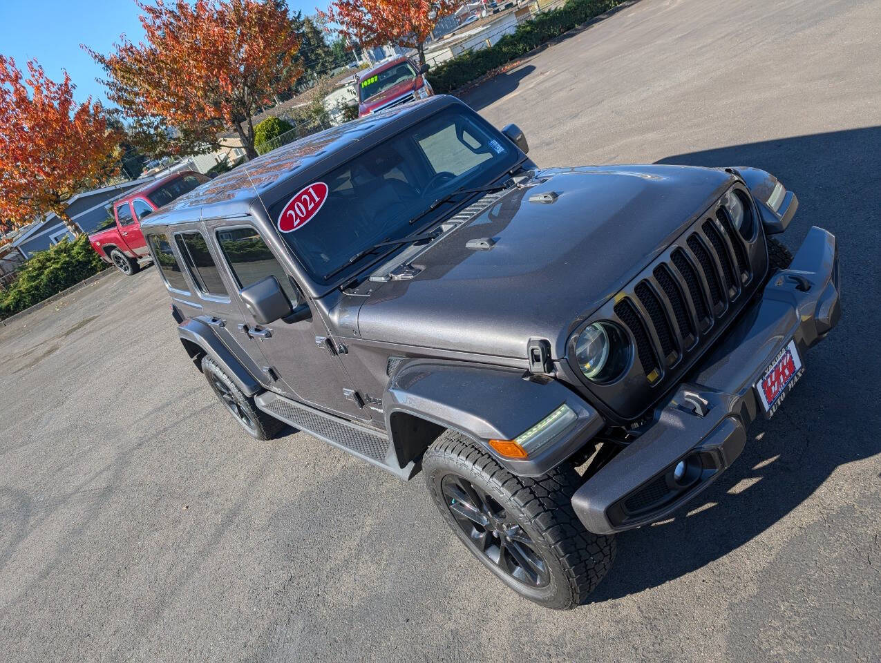 used 2021 Jeep Wrangler Unlimited car, priced at $32,999