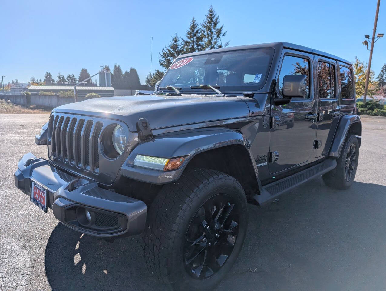 used 2021 Jeep Wrangler Unlimited car, priced at $32,999