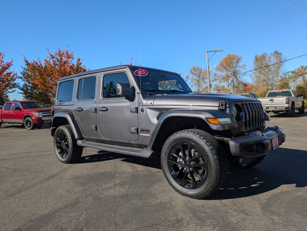 used 2021 Jeep Wrangler Unlimited car, priced at $32,999