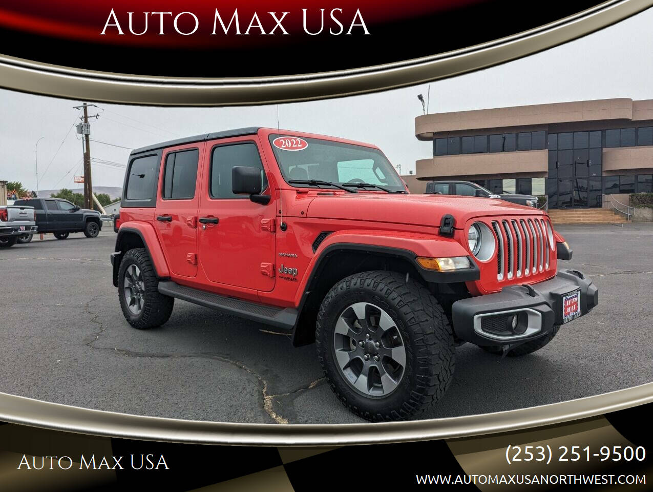 used 2022 Jeep Wrangler Unlimited car, priced at $39,999